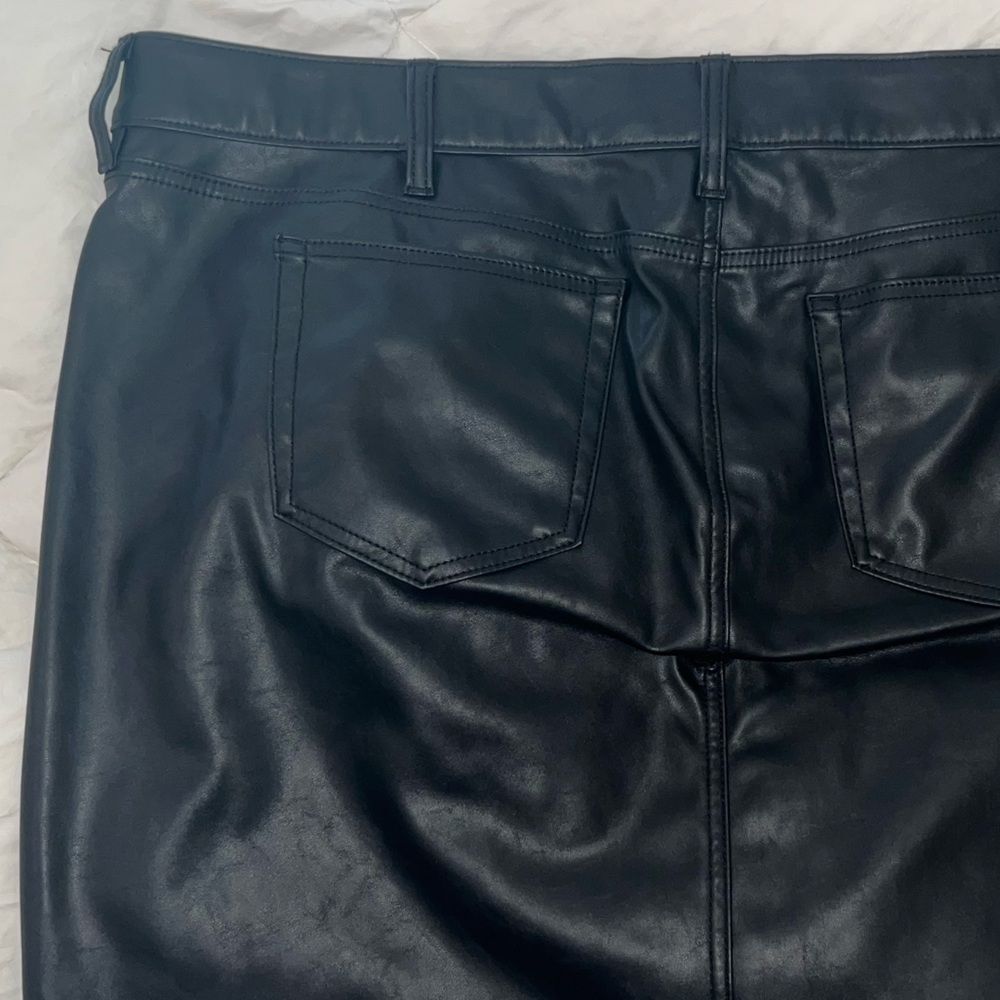 Torrid Black Faux Leather Mini Skirt - Picture 6 of 6